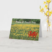 St. David de Gele narcissen van de Dag Kaart (Gele Bloem)