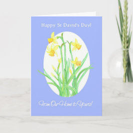 St David de Gele narcissen van de Dag, van Ons Kaart
