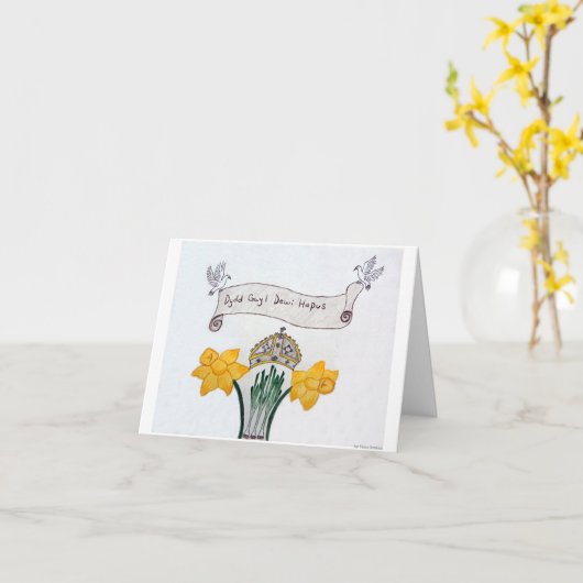 St David de Kaart 1st Pl van de Dag. WSCO (Gele Bloem)