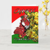 St. David de Kaart van de Dag, St David Dag, Dydd (Gele Bloem)