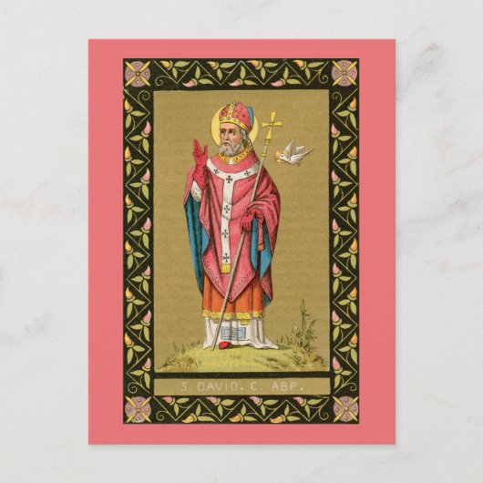 St. David of Wales (P 001) Briefkaart (Voorkant)