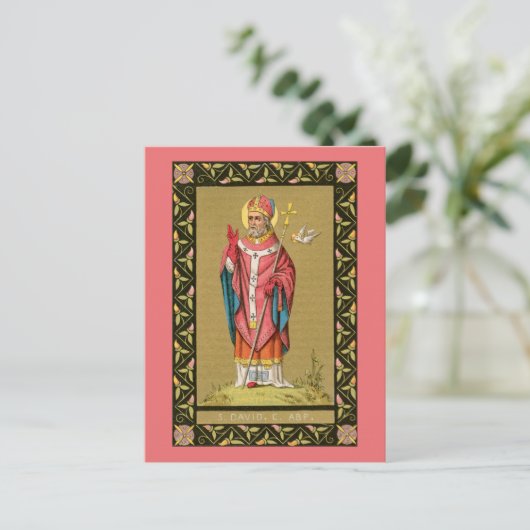 St. David of Wales (P 001) Briefkaart (Staand voorkant)