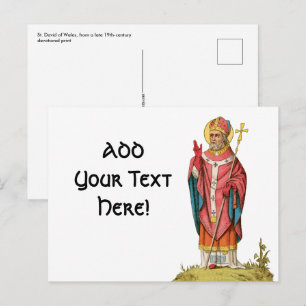 St. David of Wales (P 001) Briefkaart