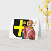 St. David of Wales (P 001) en Zijne Schild Kaart (Gele Bloem)