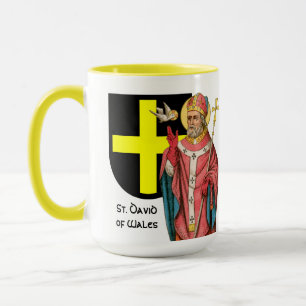 St. David of Wales (P 001) en Zijne Schild Mok