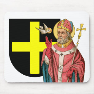 St. David of Wales (P 001) en Zijne Schild Muismat
