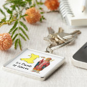 St. David of Wales (P 001) met overzicht Map Sleutelhanger (Zijkant)