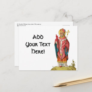 St. David van Wales (P 001) Ansichtkaart Briefkaart