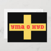 St Davids Cymru Yma O Hyd Rectangular Sticker Briefkaart (Voorkant / Achterkant)