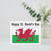 St. David's Day 2 Briefkaart (Staand voorkant)