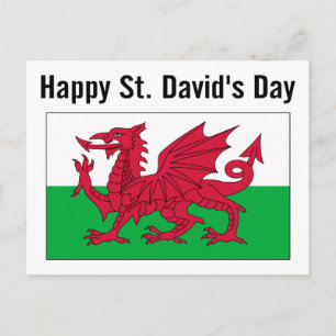 St. David's Day 2 Briefkaart