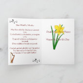 St. David's Day Groet Kaart (Binnen)