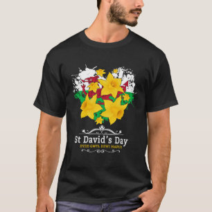 St Davids Day Outfit voor kinderen & Welsh vlag me T-shirt