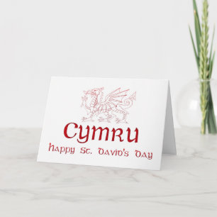 St. David's Day, Saint David, Ddydd Gwyl Dewi Sant Kaart