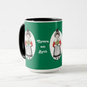 St David's Day, Welsh Costume, Mok om te personali (Voorkant links)