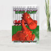 St. David's Day, Welsh Kaart, Dydd Gwyl Dewi Sant Kaart (Voorkant)