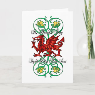 St. David's Day Wenskaart, Kaart Saint David's
