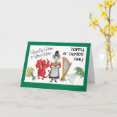 St David's Day Wenskaart: Ons huis voor de jouwe Kaart (Gele Bloem)