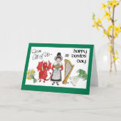 St David's Day Wenskaart: van ons allemaal Kaart (Gele Bloem)