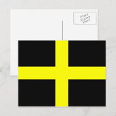 St. David's Flag Wales Welsh Briefkaart (Voorkant / Achterkant)