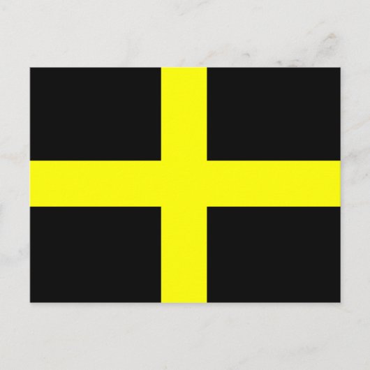 St. David's Flag Wales Welsh Briefkaart (Voorkant)