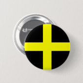 St. David's Flag Wales Welsh Ronde Button 5,7 Cm (Voorkant /achterkant)
