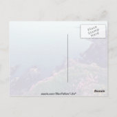 St David's Head, Westernest Point of Wales flower Briefkaart (Achterkant)