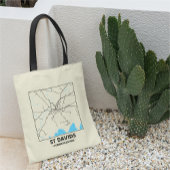 St Davids, Pembrokeshire City Map Tote Bag