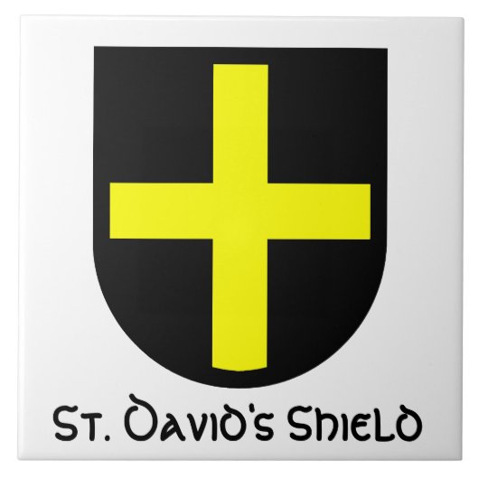 St. David's Shield Tegeltje (Voorkant)