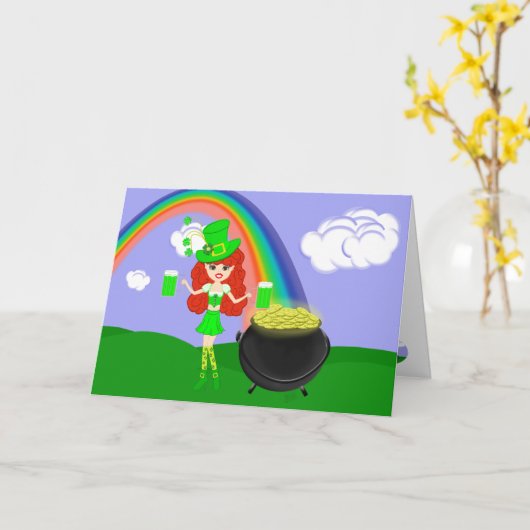 St de Kabouter van het Meisje van de Roodharige Kaart (Gele Bloem)