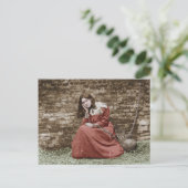 ST DEZE ALS JOAN VAN ARC.COLORIZED BRIEFKAART (Staand voorkant)