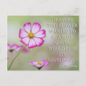 ST DEZE VAN LISIEUX ALS ELKE TINY FLOWER WILDE BRIEFKAART (Voorkant)