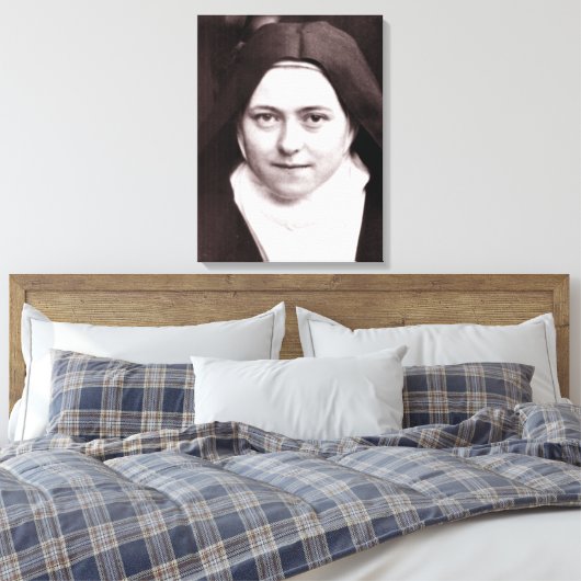 ST DEZE VAN LISIEUX CANVAS AFDRUK (Insitu (Slaapkamer))