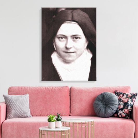 ST DEZE VAN LISIEUX CANVAS AFDRUK (Insitu (Woonkamer))