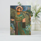 St. Dismas, de Kaart van de dief-dief-gebed (Staand voorkant)