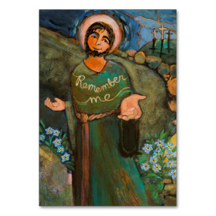 St. Dismas, de Kaart van de dief-dief-gebed