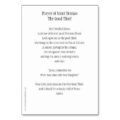 St. Dismas, de Kaart van de dief-dief-gebed (Achterkant)