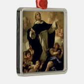 St. Dominic, 1170-1221 Metalen Ornament (Rechts)