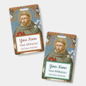 St. Dominic de Guzman (BK 011) Badge (Voor- en achterkant)