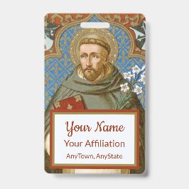 St. Dominic de Guzman (BK 011) Badge