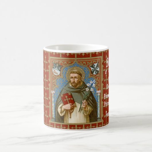 St. Dominic de Guzman (BK 011) Coffee Mok 1b (Center)