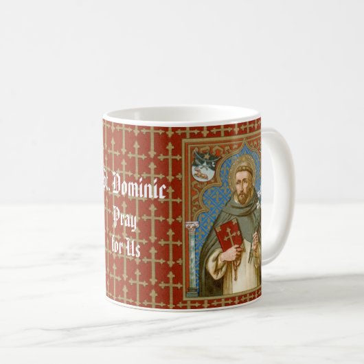 St. Dominic de Guzman (BK 011) Coffee Mok 2b (Voorkant rechts)