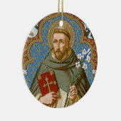 St. Dominic de Guzman (BK 011) Keramisch Ornament (Rechts)