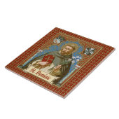 St. Dominic de Guzman (BK 011) Tegeltje (Zijkant)