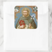 St. Dominic de Guzman (BK 011) Vierkante Sticker (Tas)