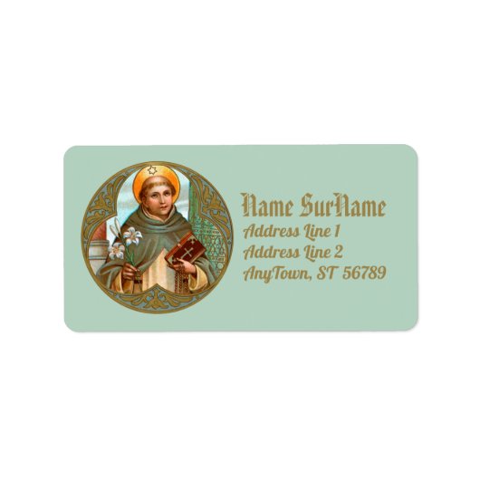 St. Dominic de Guzman (BK 07) Etiket (Voorkant)