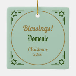 St. Dominic de Guzman (BK 07) Keramisch Ornament