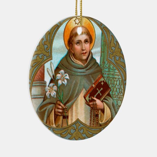 St. Dominic de Guzman (BK 07) Keramisch Ornament (Rechts)