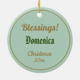 St. Dominic de Guzman (BK 07) Keramisch Ornament