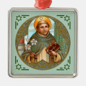 St. Dominic de Guzman (BK 07) Metalen Ornament (Voorkant)